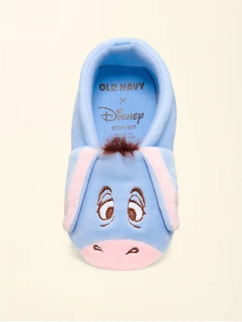 Winnie the Pooh Eeyore Velvet Baby Slippers Booties 12-18M